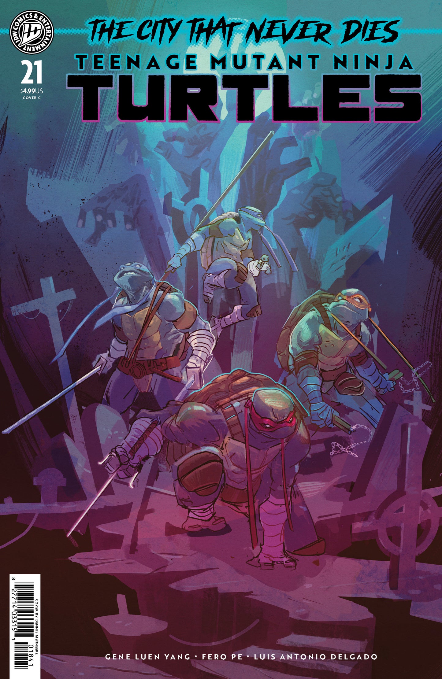 Teenage Mutant Ninja Turtles #21 Variant C (Menheere) FOC July 13, 2026