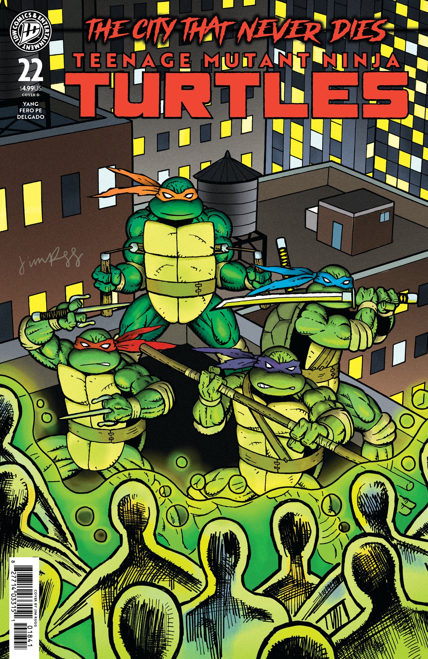 Teenage Mutant Ninja Turtles #22 Variant D (Rugg) FOC August 10, 2026
