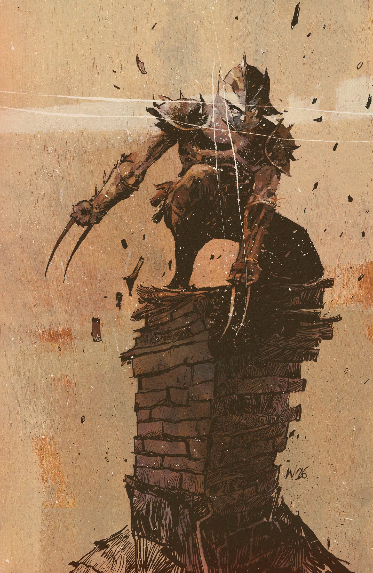 Teenage Mutant Ninja Turtles: Shredder #11 Variant RI (25) (Wood Full Art) FOC July 13, 2026