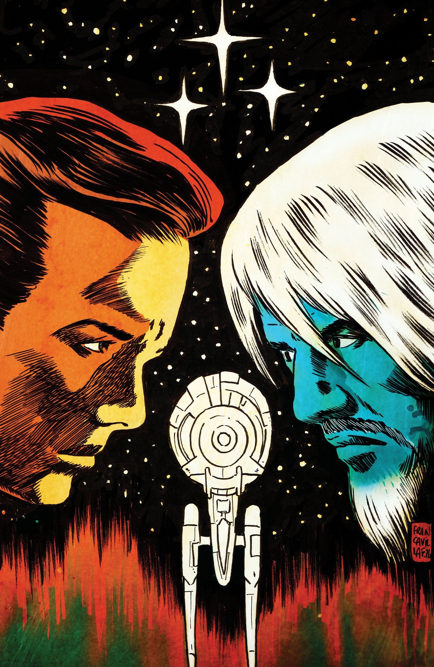 Star Trek: The Last Starship #10 Variant RI (10) (Francavilla Full Art) FOC July 13, 2026