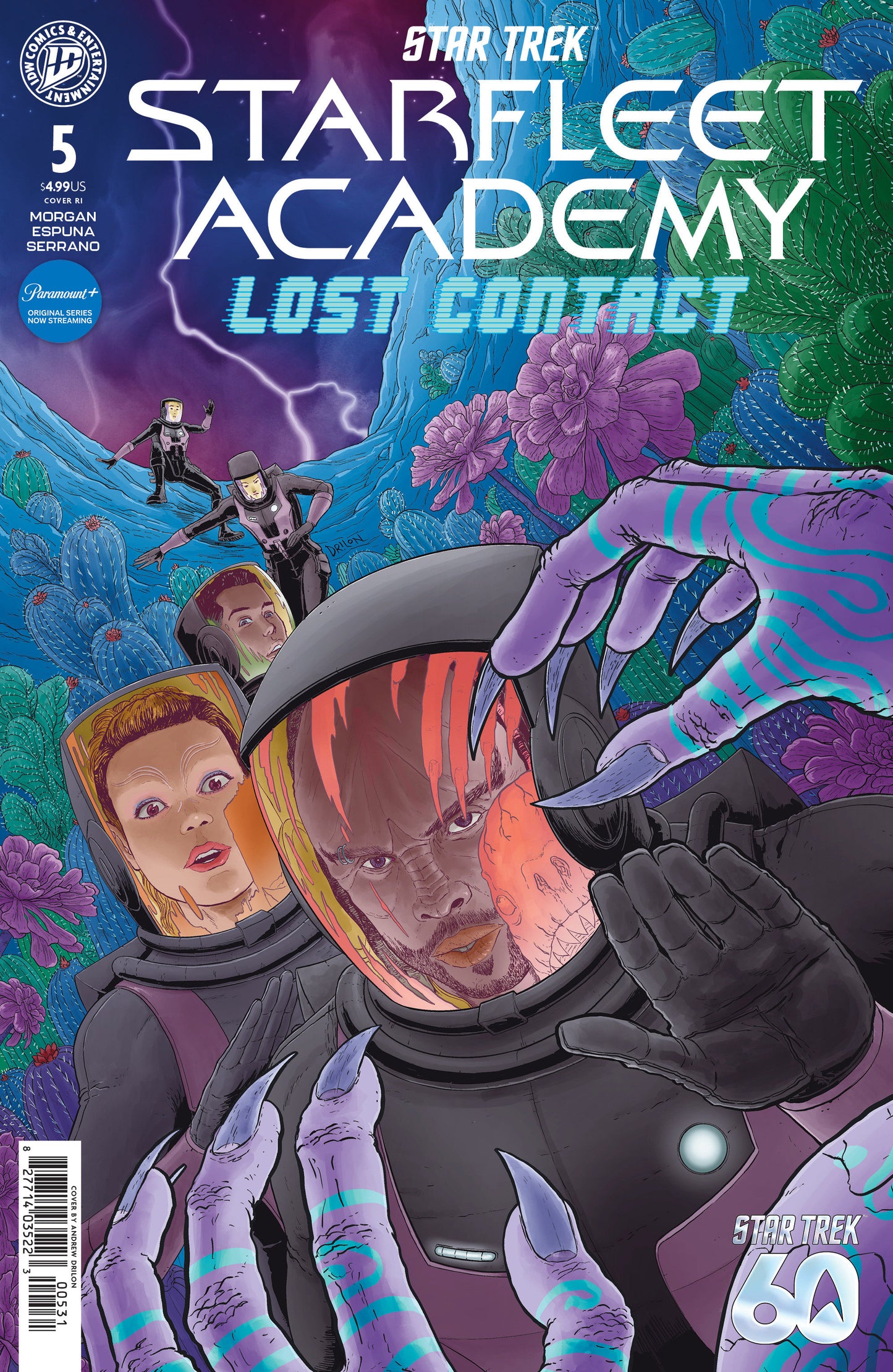 Star Trek: Starfleet Academy--Lost Contact #5 Variant RI (10) (Drilon) FOC July 20, 2026