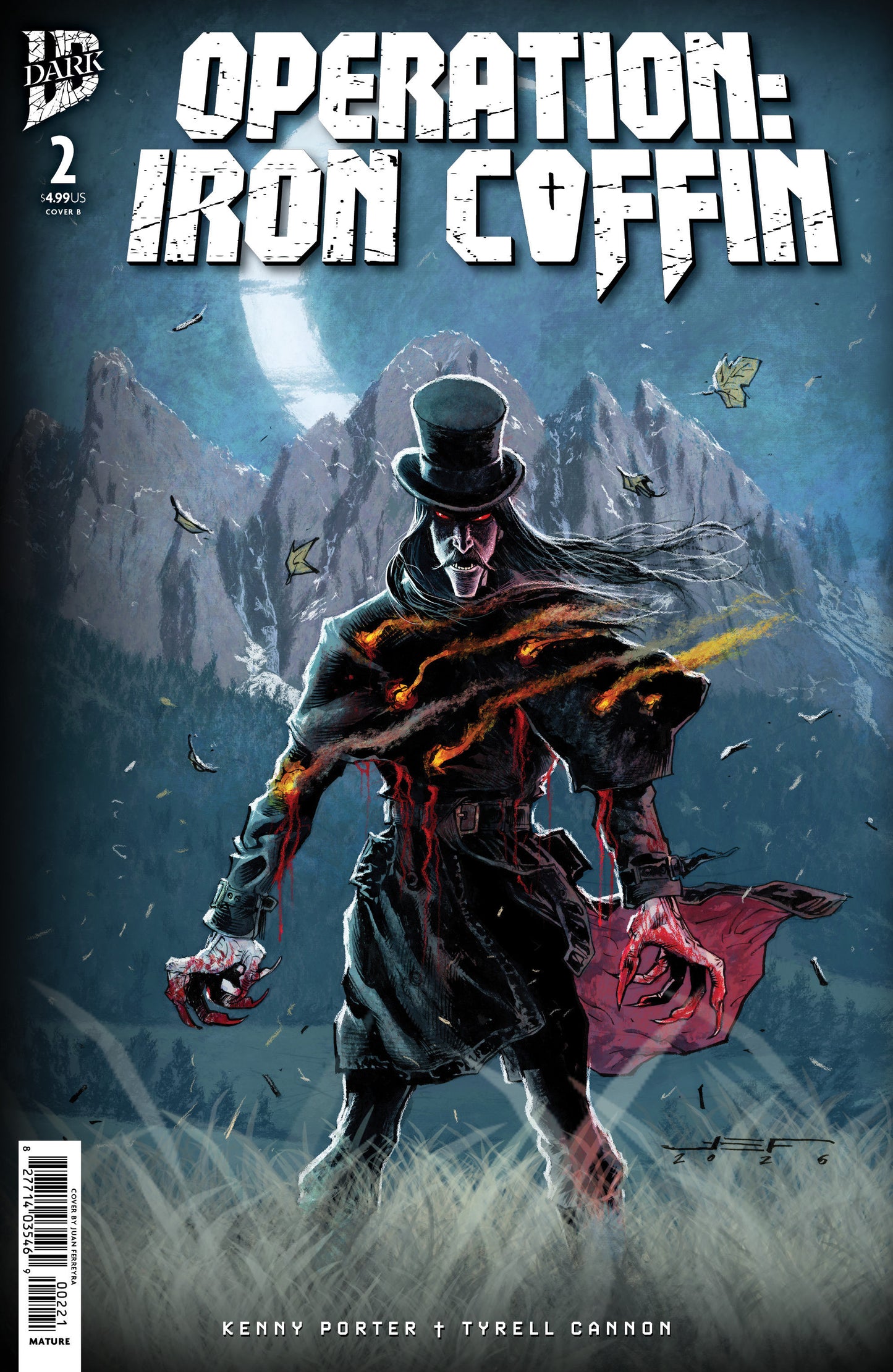 Operation: Iron Coffin #2 Variant B (Ferreyra) FOC July 20, 2026