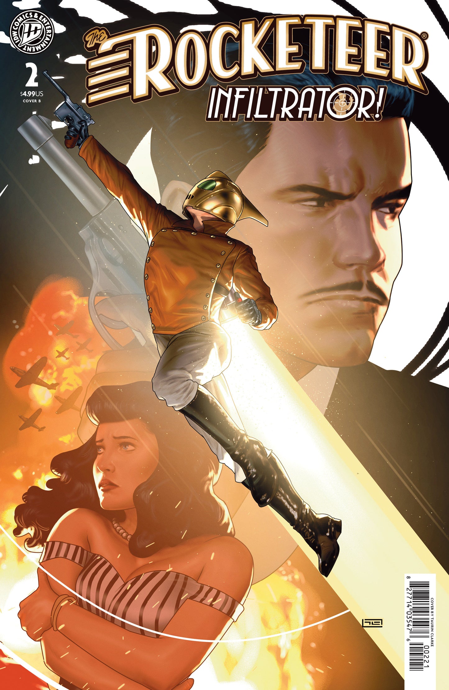 The Rocketeer: Infiltrator! #2 Variant B (Clarke) FOC July 20, 2026