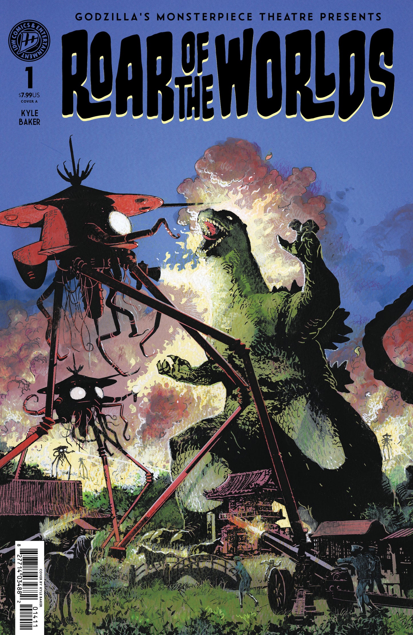 Godzilla's Monsterpiece Theatre Presents: Roar of the Worlds Variant B (Baker) FOC July 6, 2026