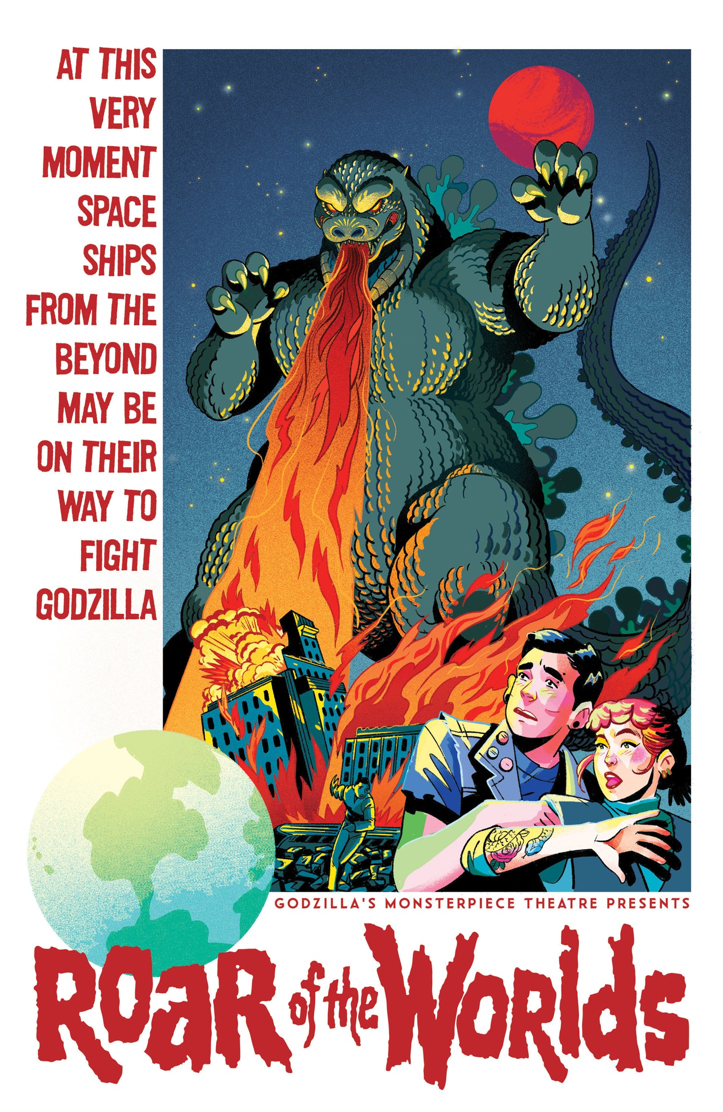 Godzilla's Monsterpiece Theatre Presents: Roar of the Worlds Variant RI (10) (Goux) FOC July 6, 2026