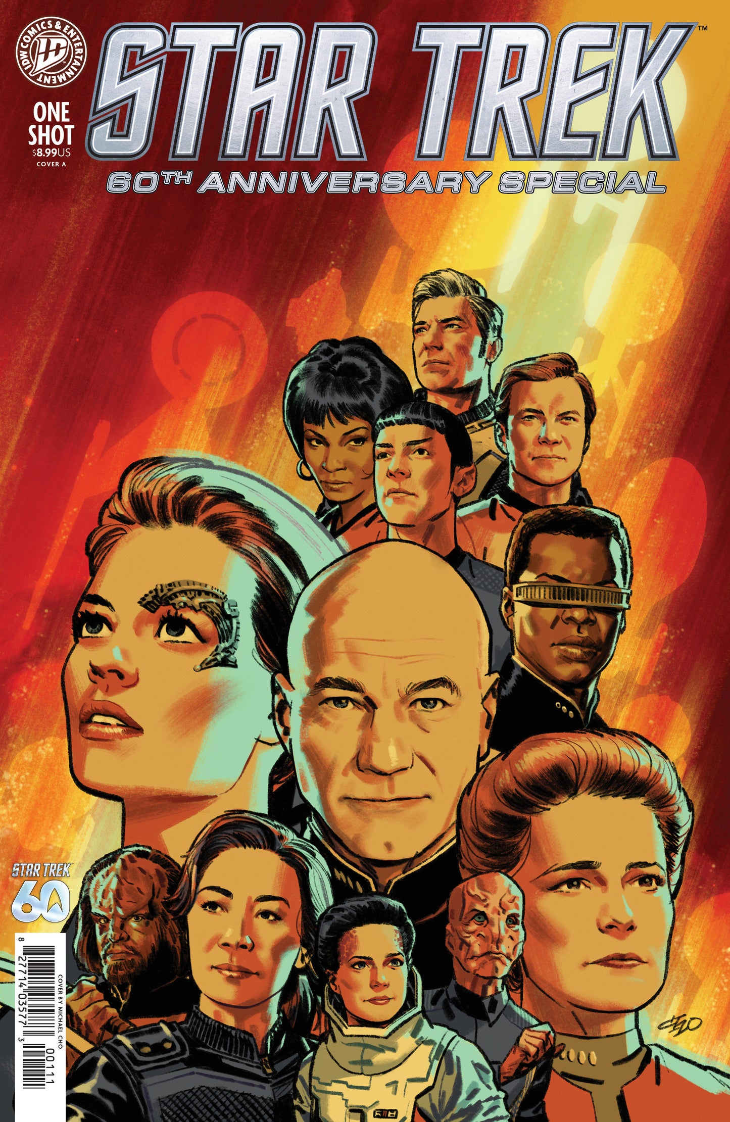 Star Trek: 60th Anniversary Special Cover A (Cho) FOC July 27, 2026