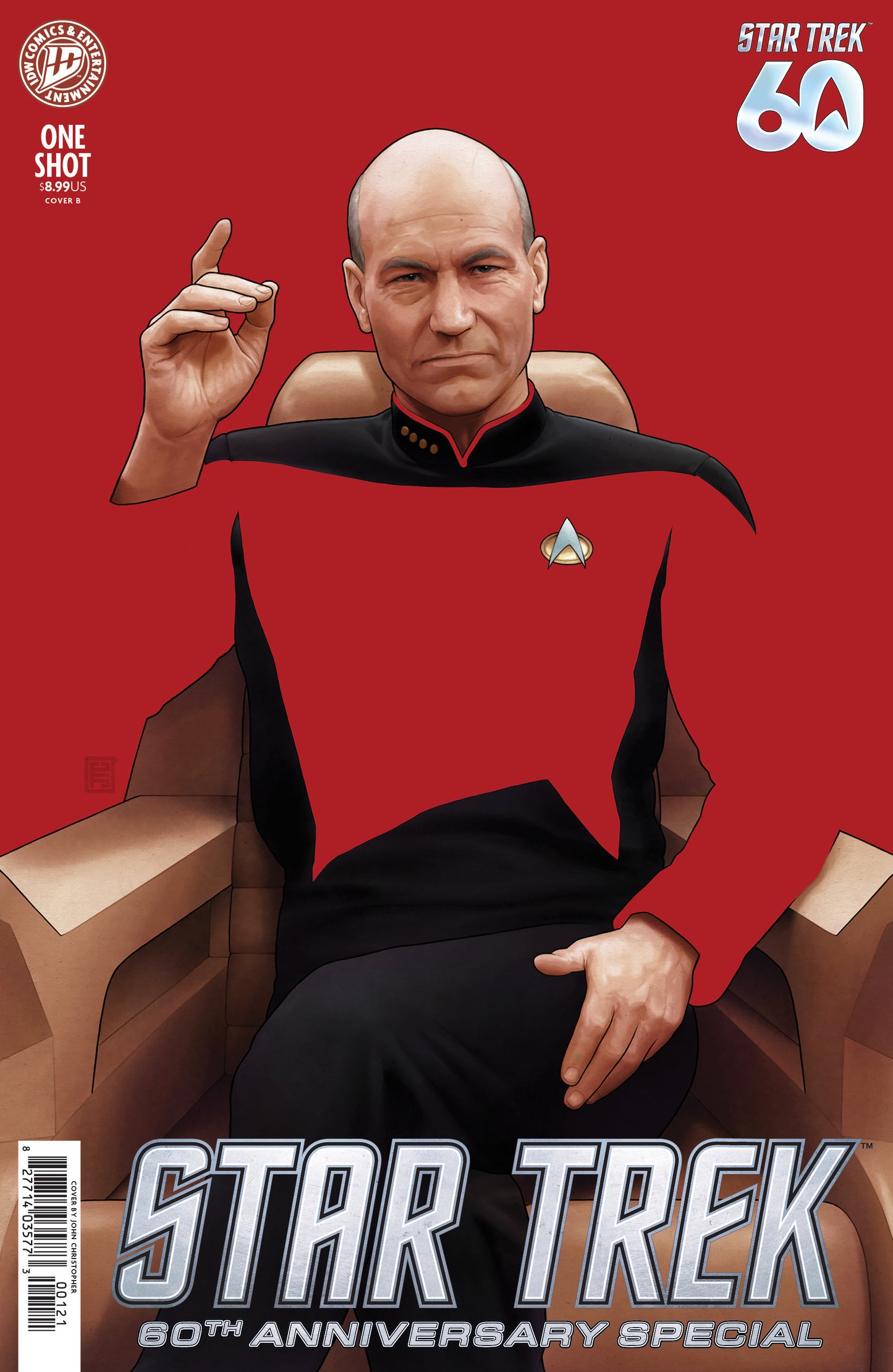 Star Trek: 60th Anniversary Special Variant B (Christopher) FOC July 27, 2026