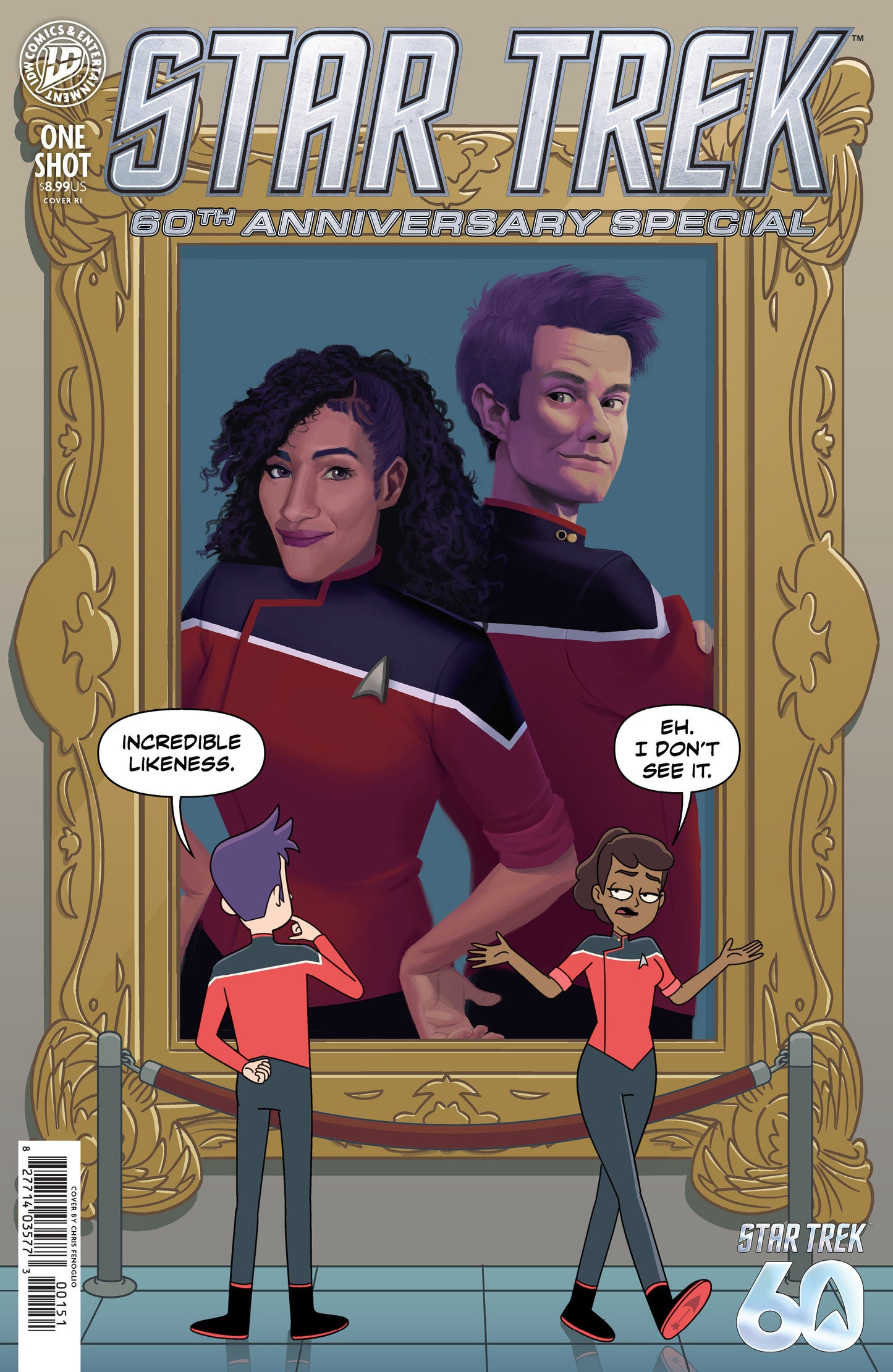 Star Trek: 60th Anniversary Special Variant RI (15) (Fenoglio) FOC July 27, 2026