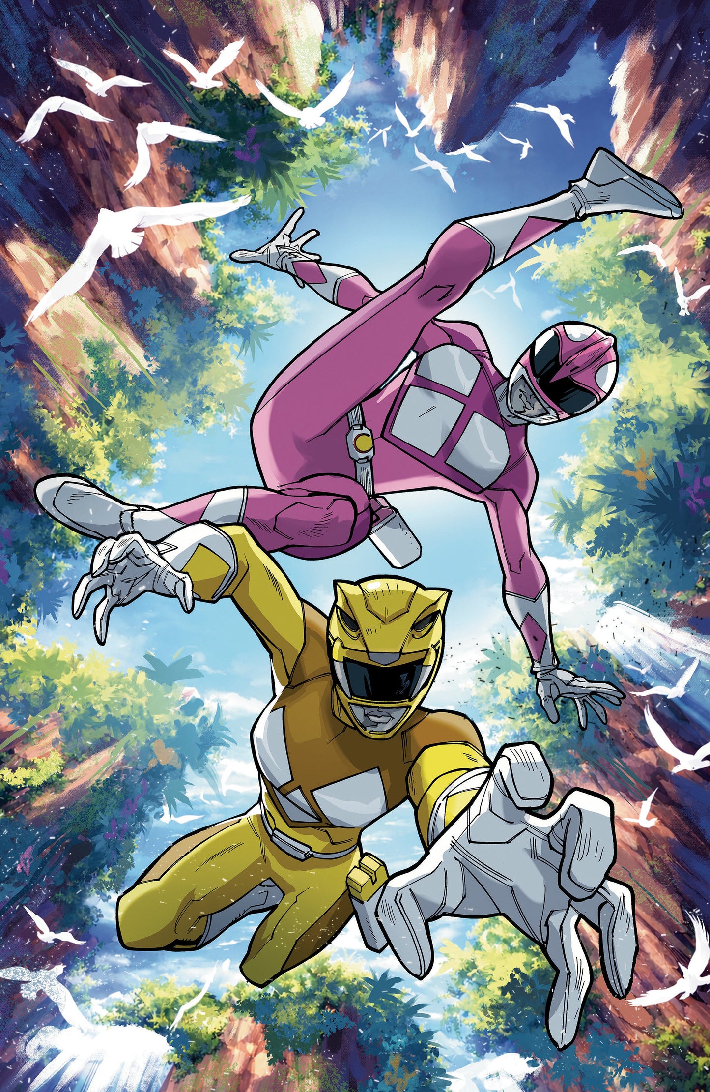 Mighty Morphin Power Rangers (2026) #3 E Foil Variant (Full Art, Foil, Balám) FOC July 20, 2026