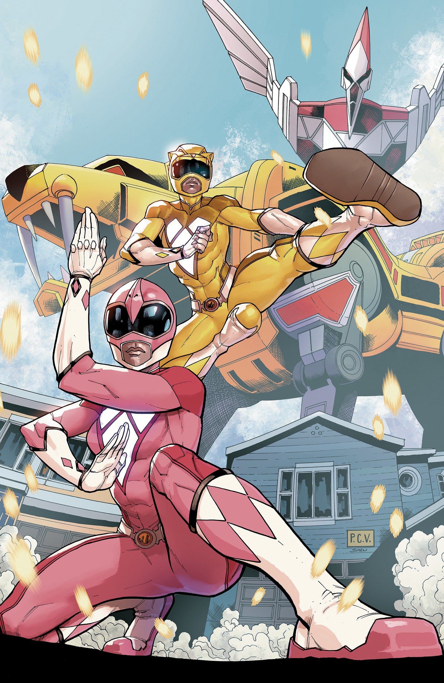 Mighty Morphin Power Rangers (2026) #3 F 1:10 INCV Foil Variant (Full Art, Foil, Sevy) FOC July 20, 2026