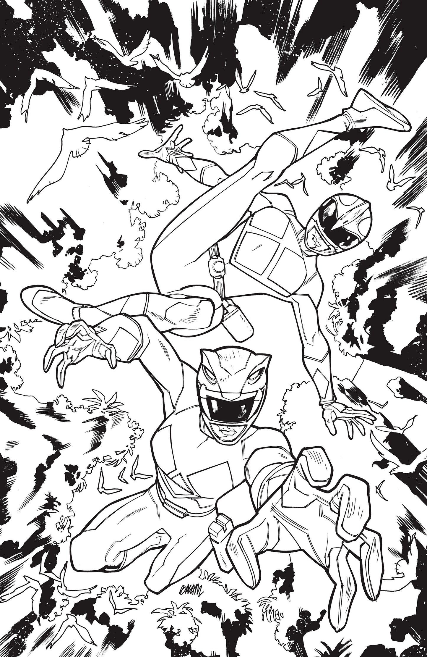 Mighty Morphin Power Rangers (2026) #3 H 1:25 INCV Variant (Full Art, Balám) FOC July 20, 2026