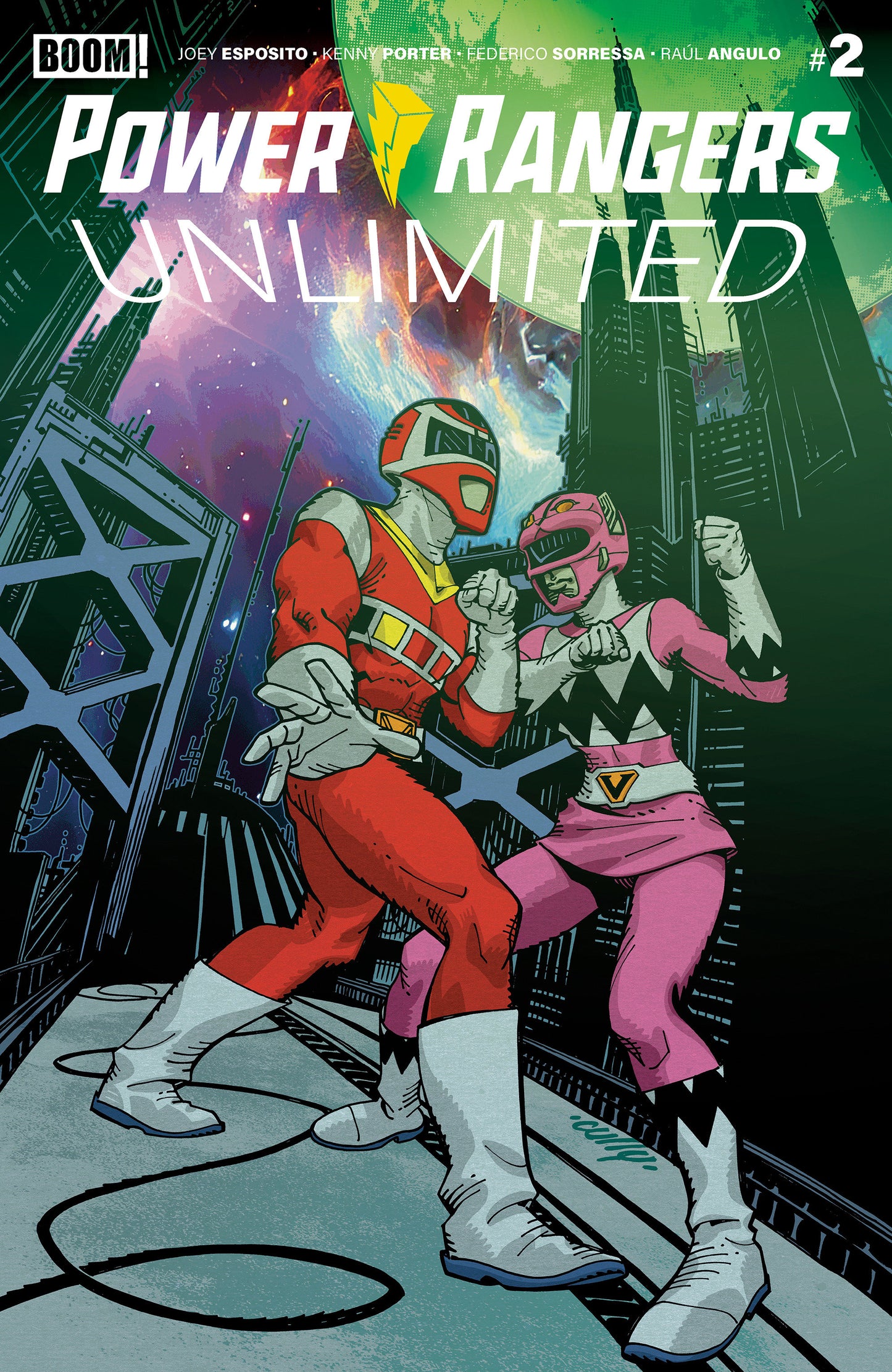 Power Rangers Unlimited #2 B Variant (Dressed, Hamner) FOC July 6, 2026