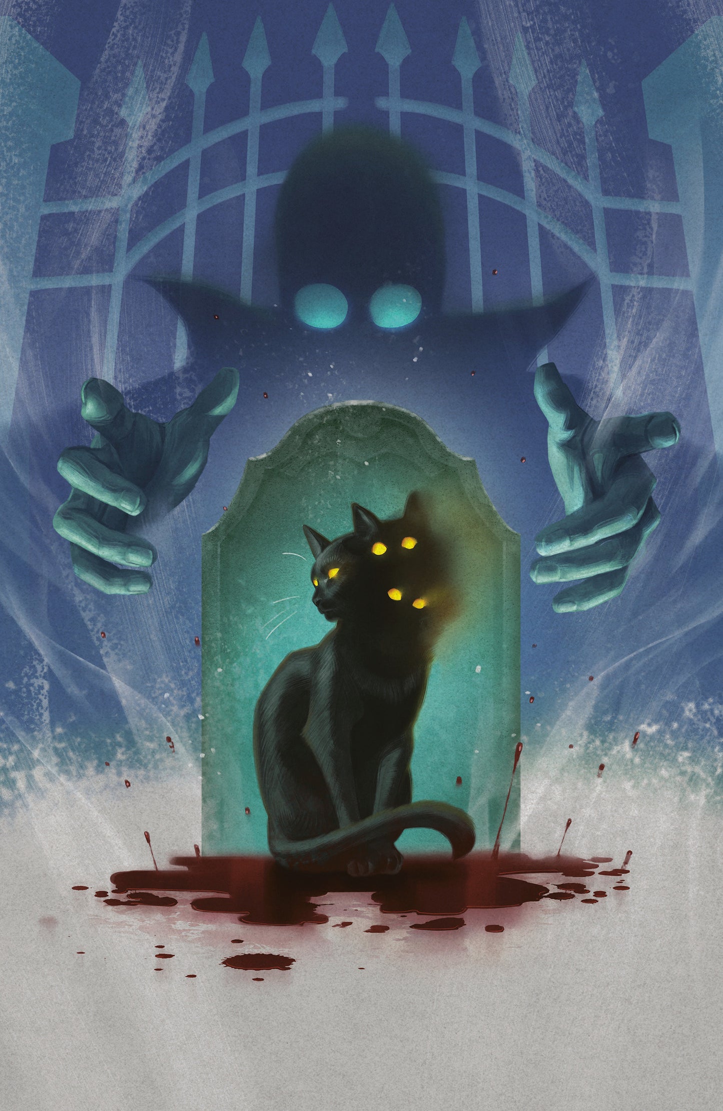 Stuff of Nightmares: The Cat in the Coffin #1 B Variant (Dressed, Murakami) FOC July 6, 2026