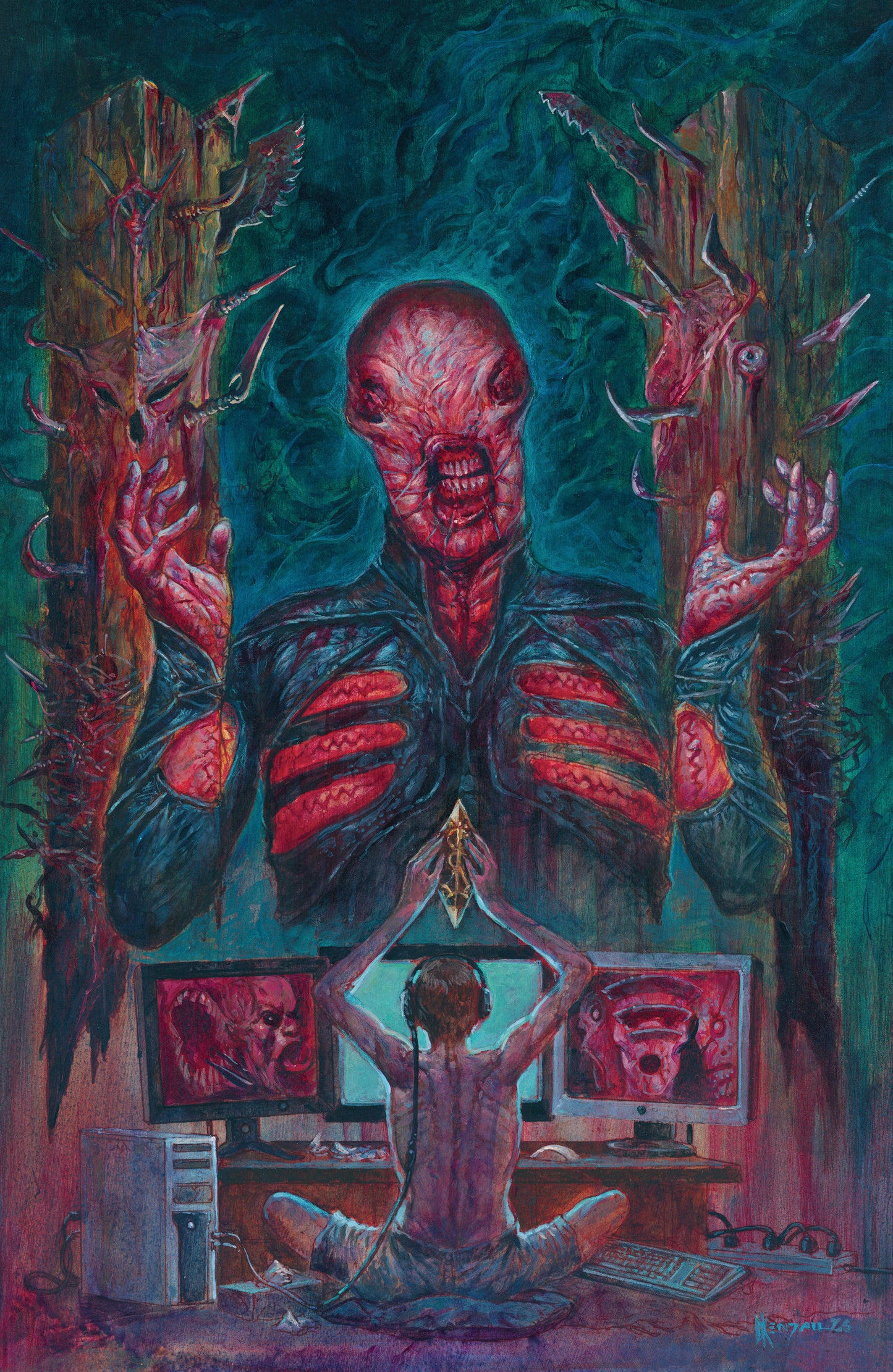 Hellraiser: Resurrections - The Onanistic Ritual #1 F Unlimited Variant (Full Art, Kendall) FOC August 3, 2026