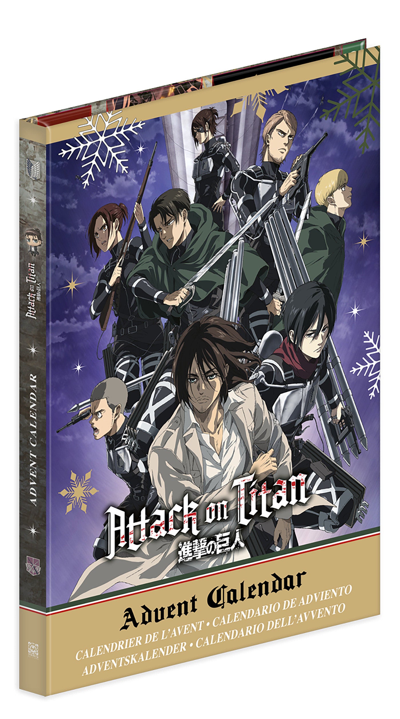 Attack on Titan: The Official Advent Calendar: 24 Days of Exclusive Gifts and Surprises FOC August 3, 2026