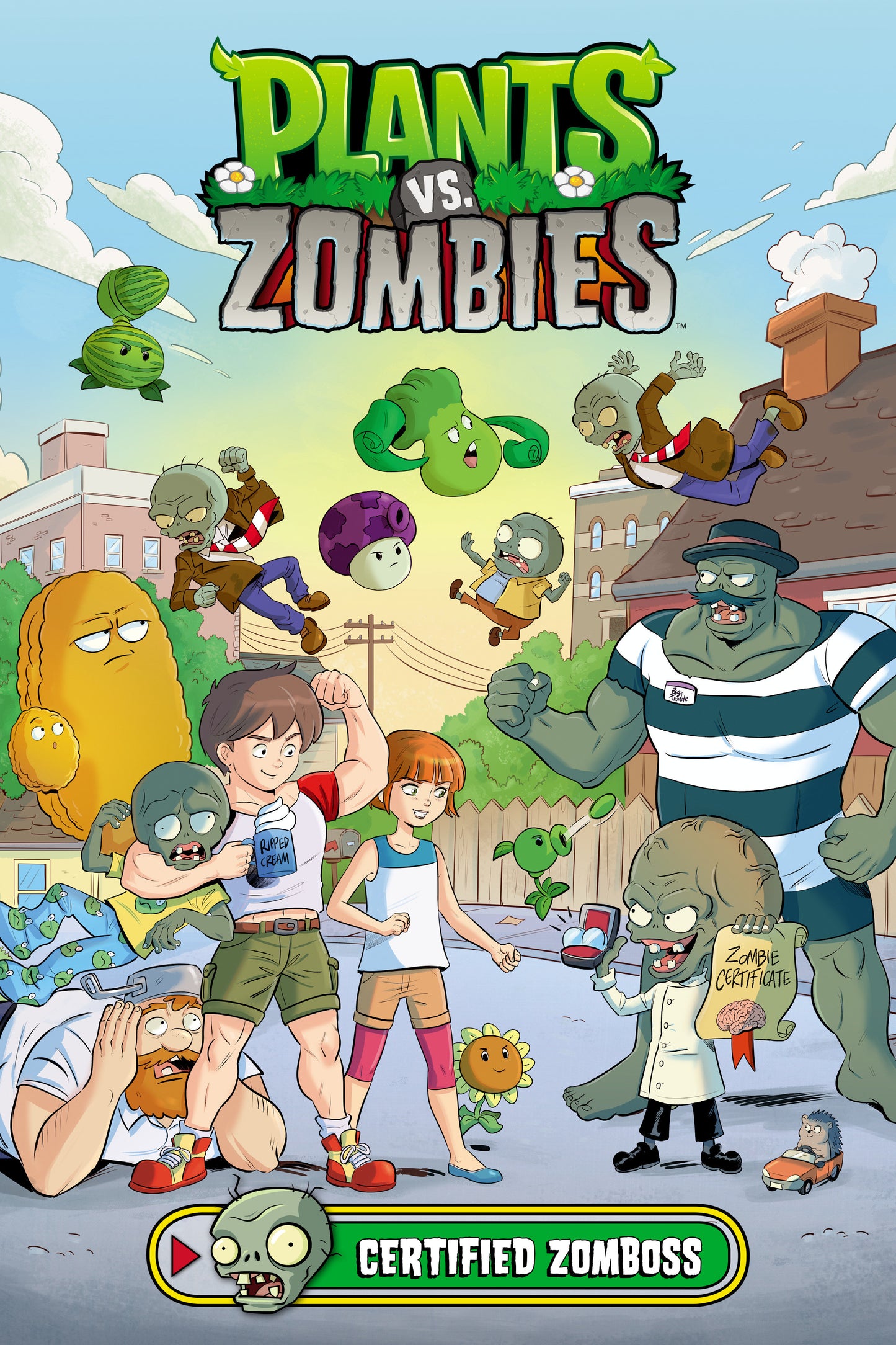 Plants vs. Zombies Volume 26: Certified Zomboss Hardcover FOC July 6, 2026