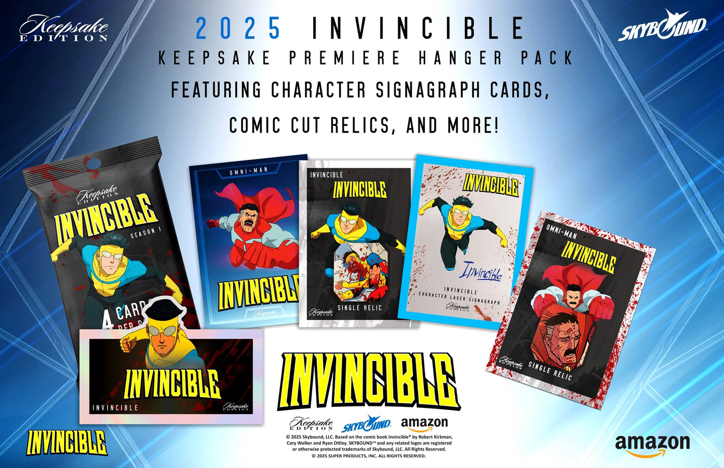 2025 Invincible Season 1 Keepsake Premiere Hanger Packs