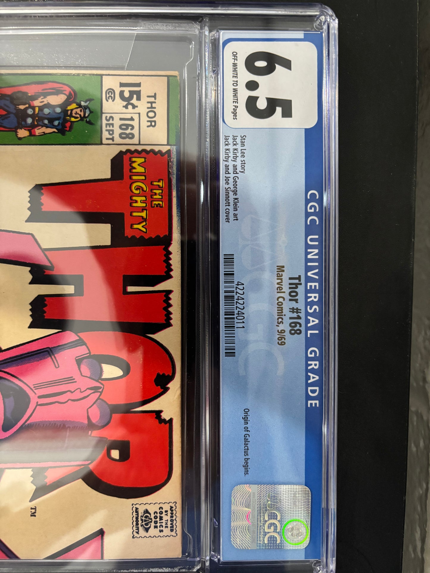 THOR #168 GRADED 6.5