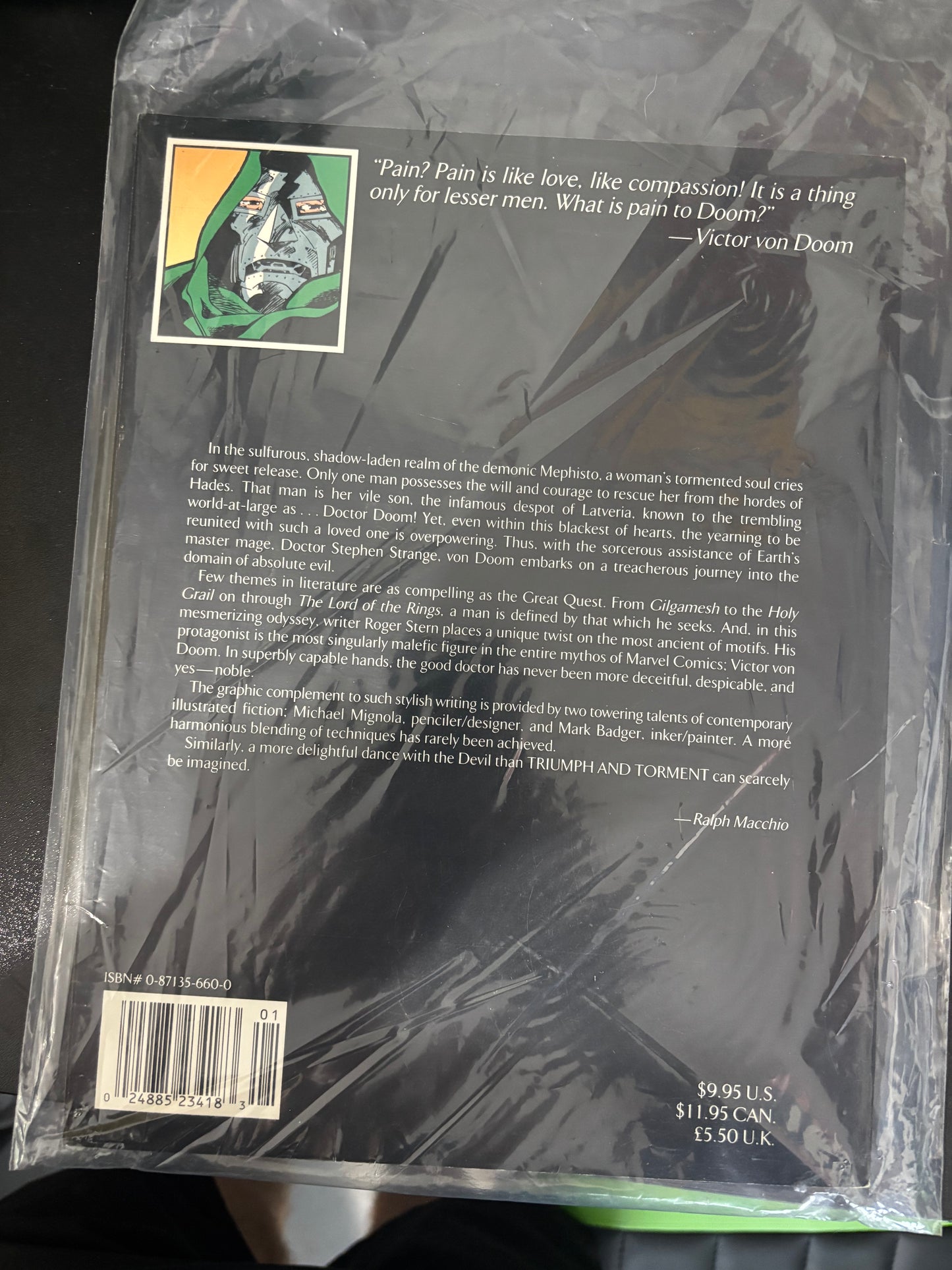 Doctor Strange & Doctor Doom Triumph and Torment 1989 Marvel Graphic Novel