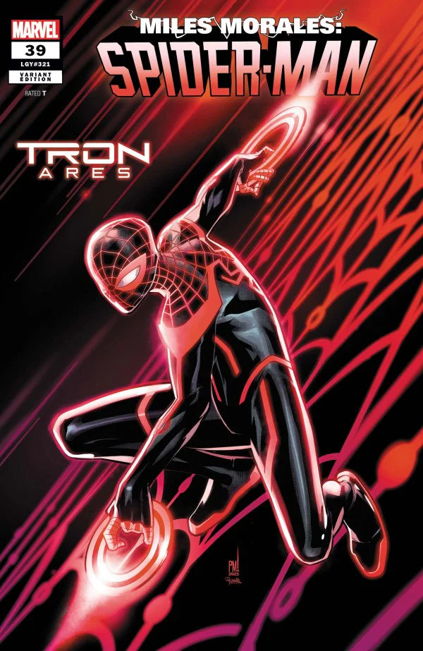 MILES MORALES: SPIDER-MAN #39 MEDINA TRON: ARES VARIANT
