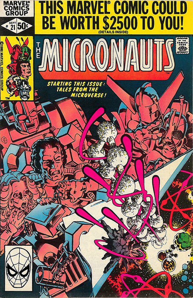 Marvel Comics The Micronauts Issue No 21 1st Edition 1 st Printing Sep 1980