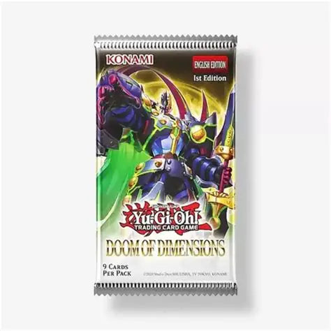 Doom of Dimensions Booster Pack Yu-Gi-Oh! TCG ALIN 1st ed English