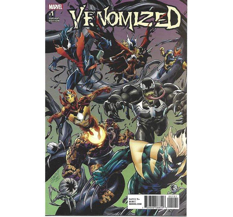 VENOMIZED 1 MARK BAGLEY VARIANT MARVEL COMICS 2018