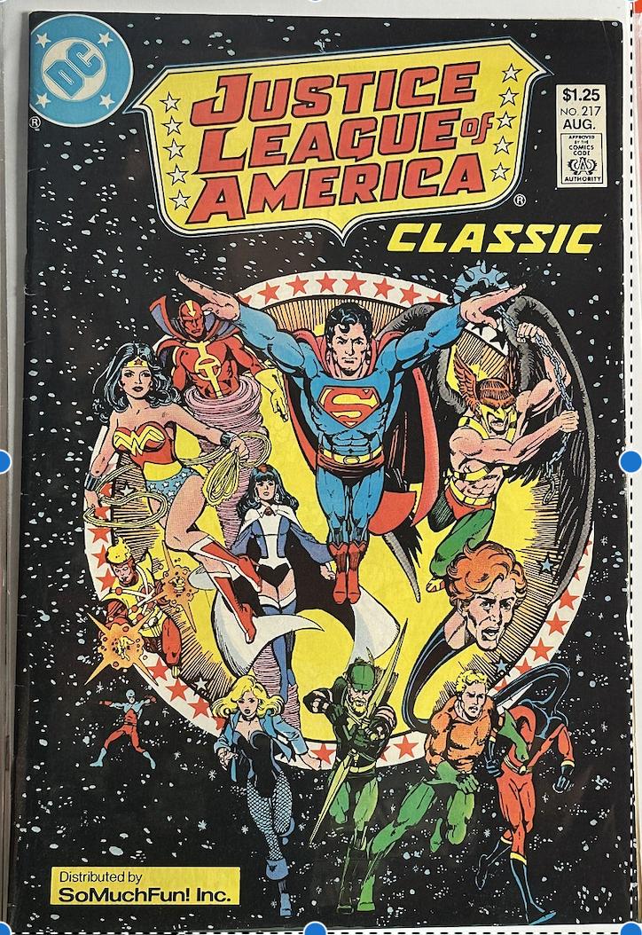 Justice League of America 217 Classic DC Comics Aug 1983 (WORN)