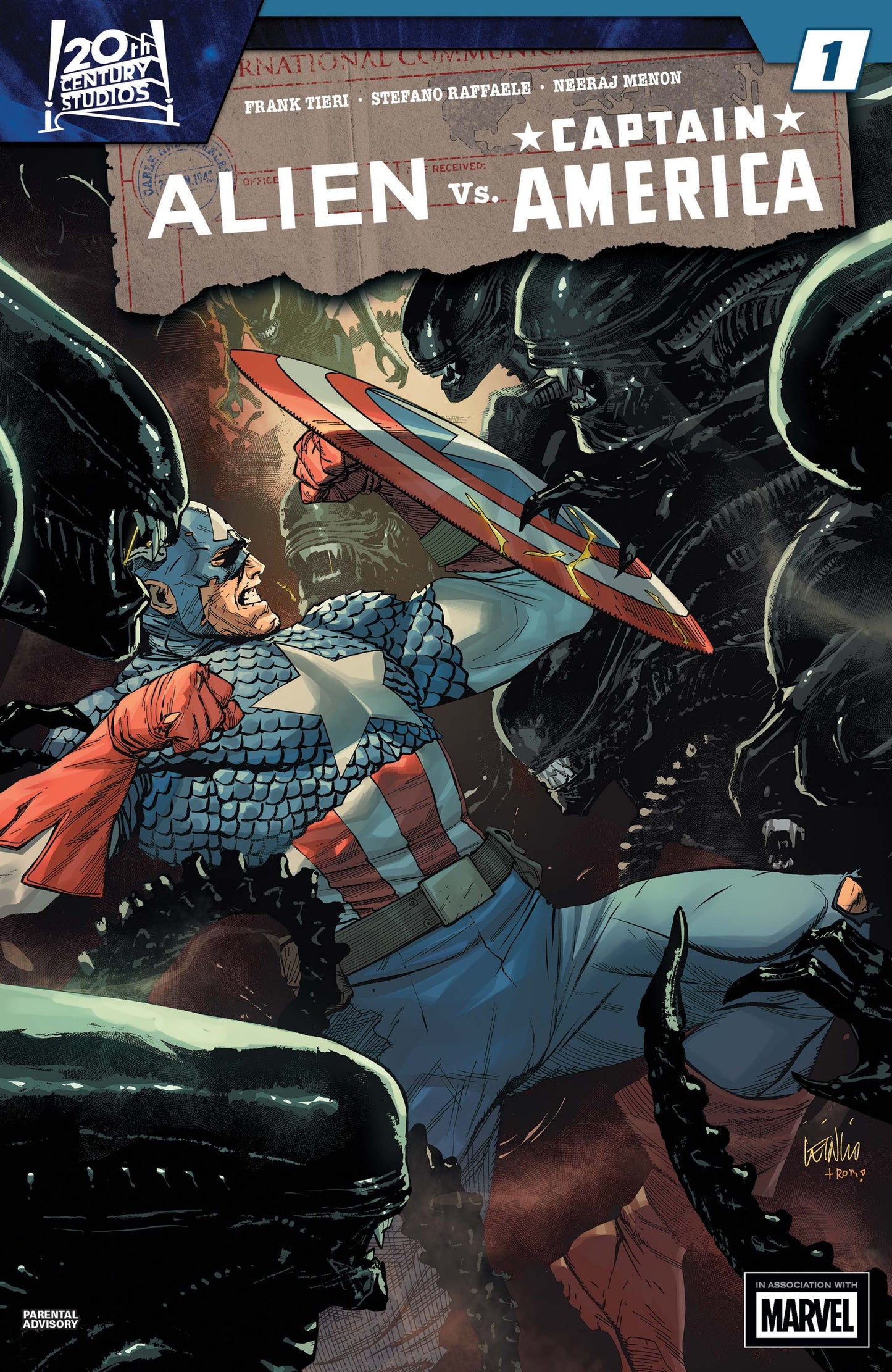 ALIEN VS. CAPTAIN AMERICA (2025) #1