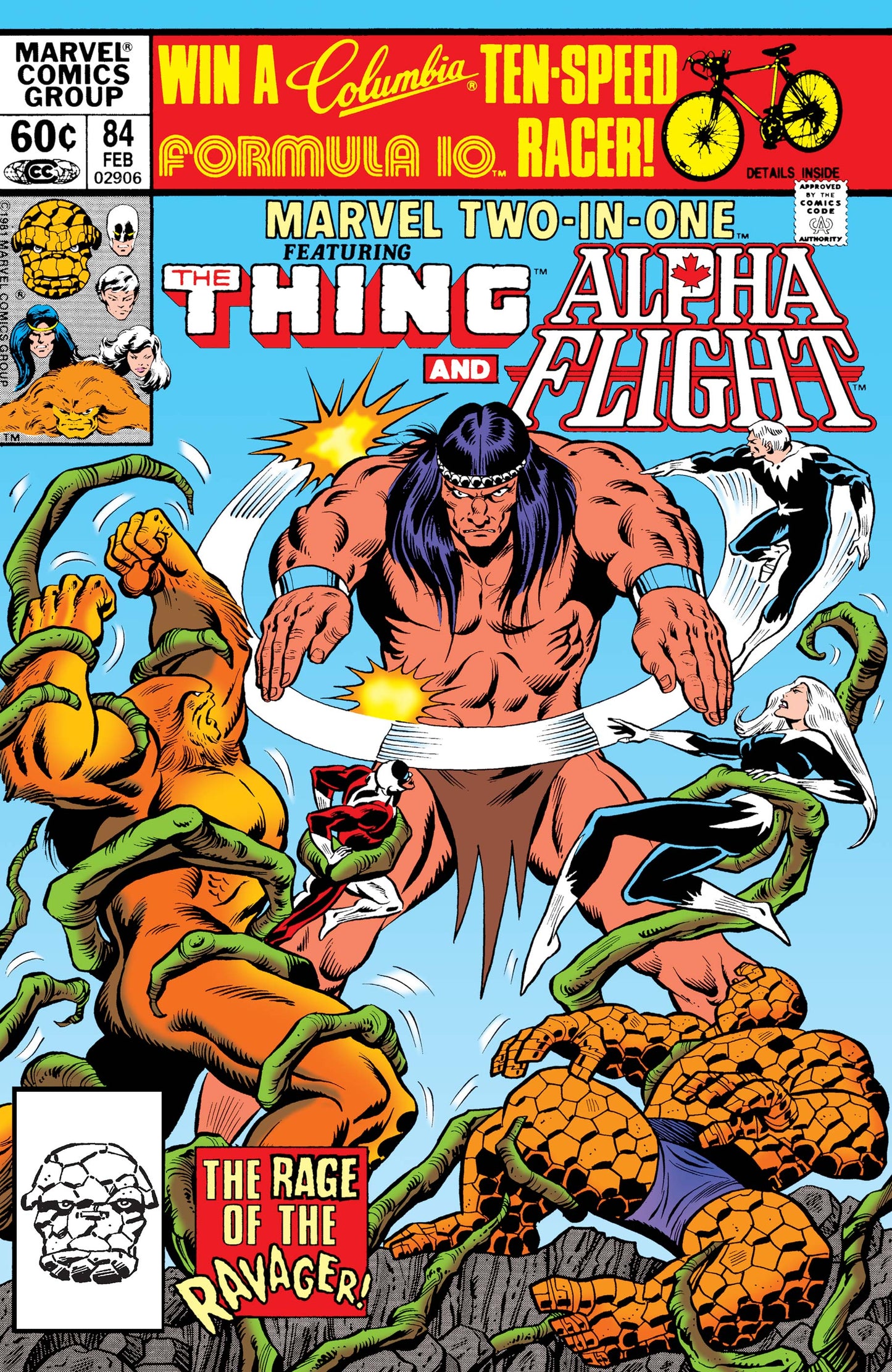 Marvel two in one featuring the thing and alpha flight