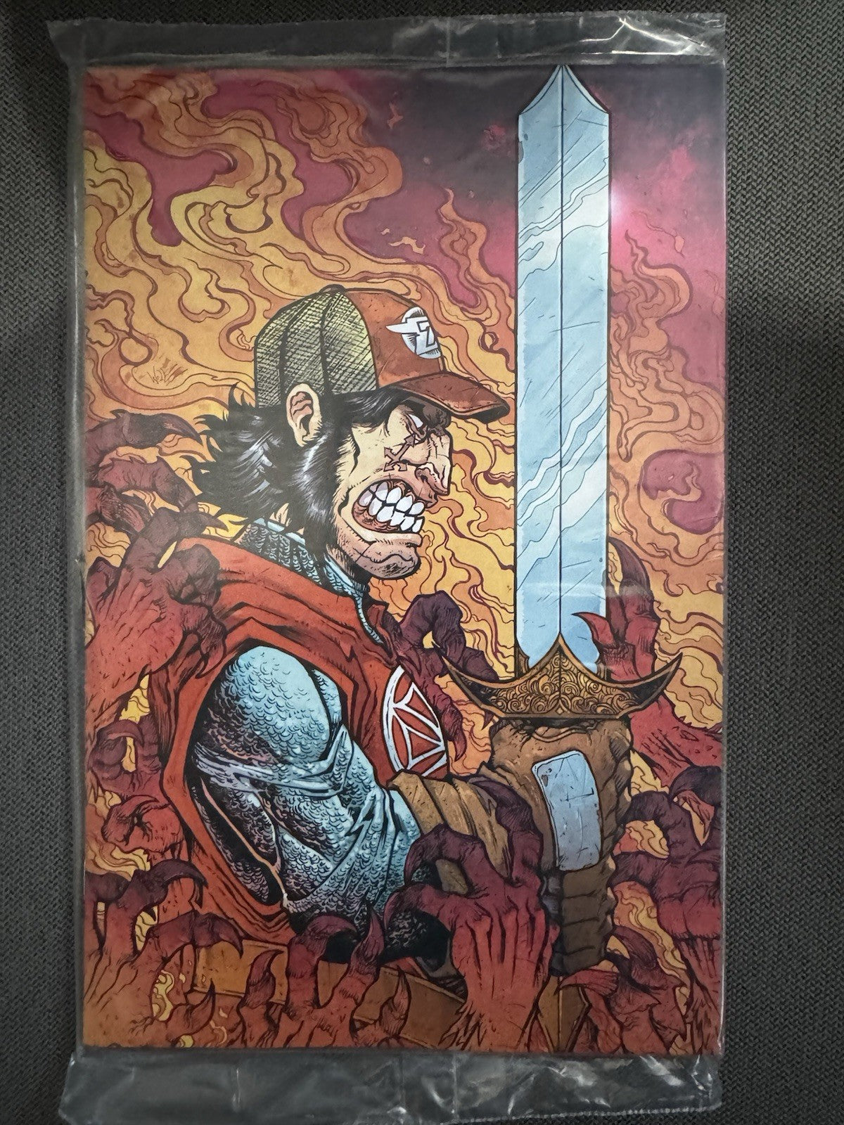 Post Malone's: Big Rig #4 Maria Wolf Virgin Variant FOIL