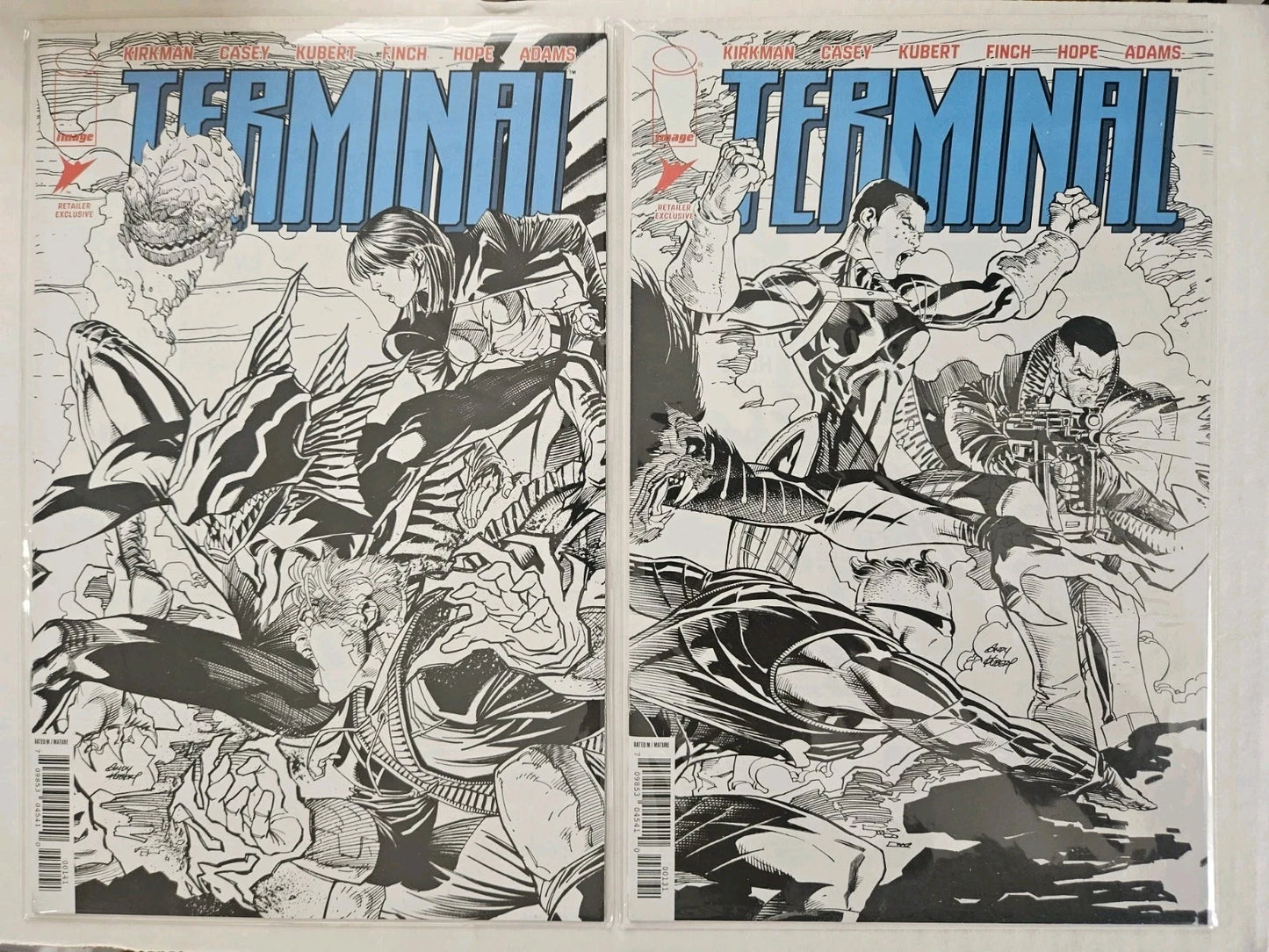 TERMINAL 1 ASHCAN CONNECTING SET RETAILER EXCLUSIVE NM 2026 KIRKMAN FINCH IMAGE