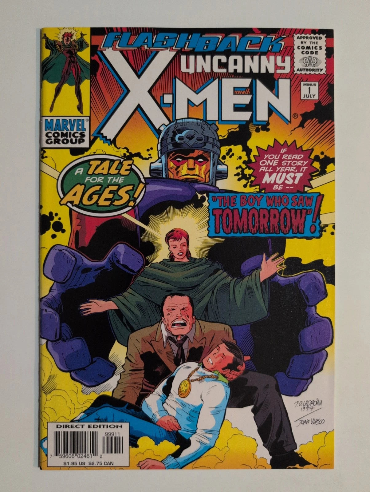 Uncanny X-Men #-1 Flashback Comic Book Marvel 1997 Xavier Magneto Origin