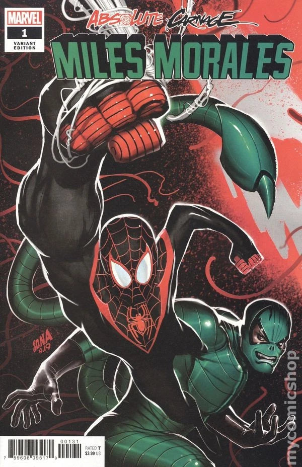 Absolute Carnage Miles Morales 1C Nakayama Variant
