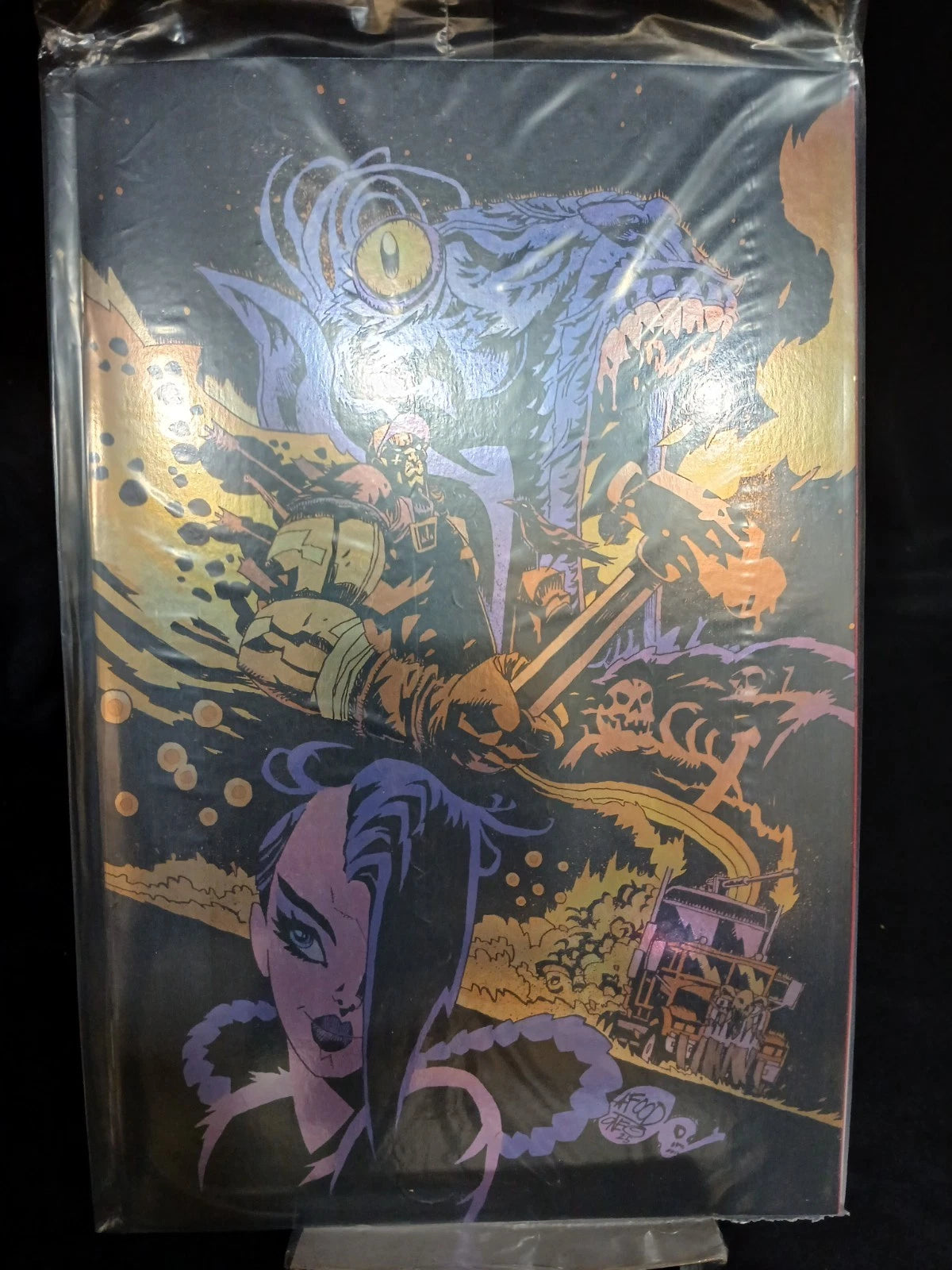 Post Malone's Big Rig No 3 Cover L Mahfood Virgin Foil Variant