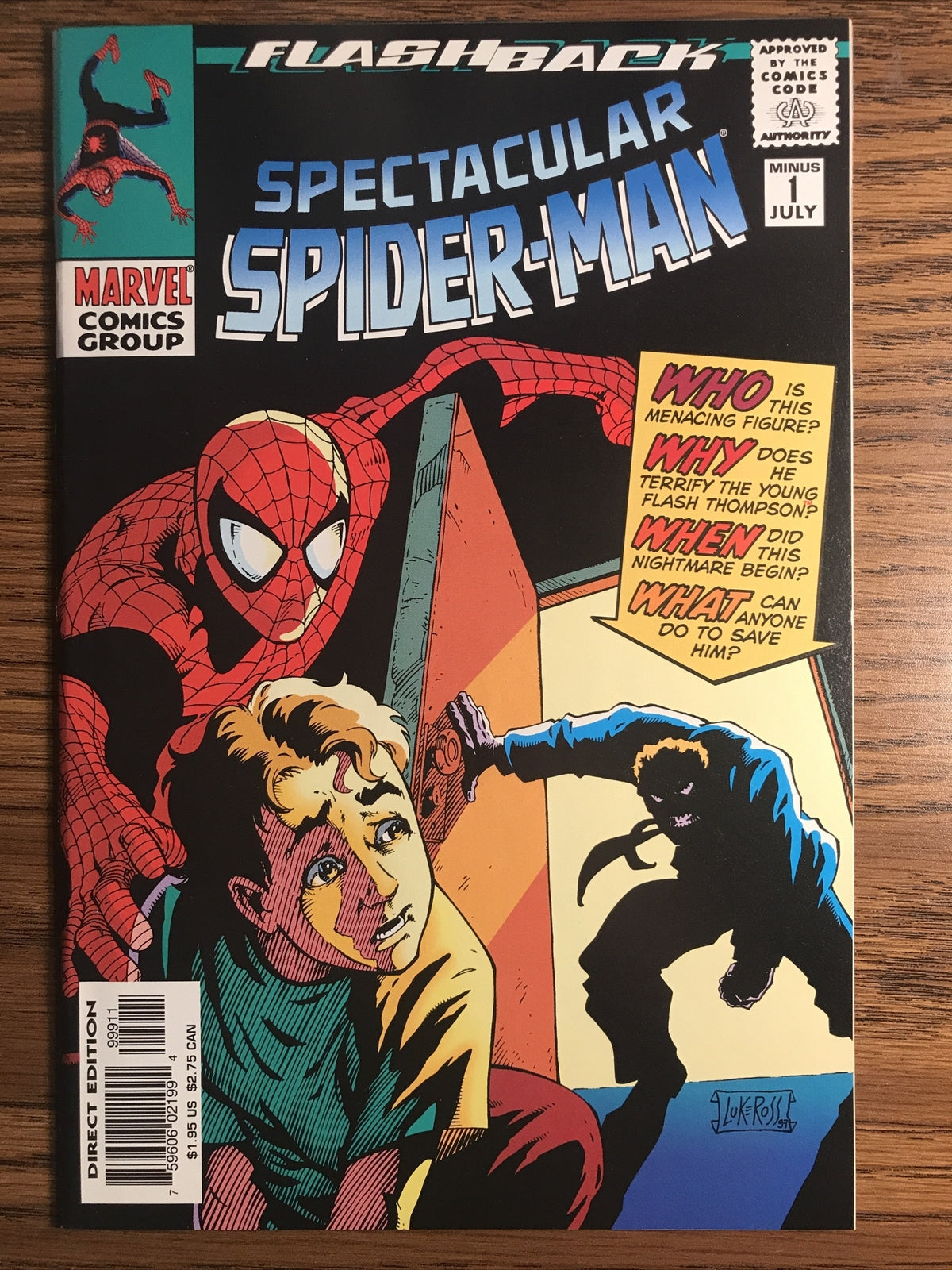 The Spectacular Spider-Man #-1 NM Luke Ross