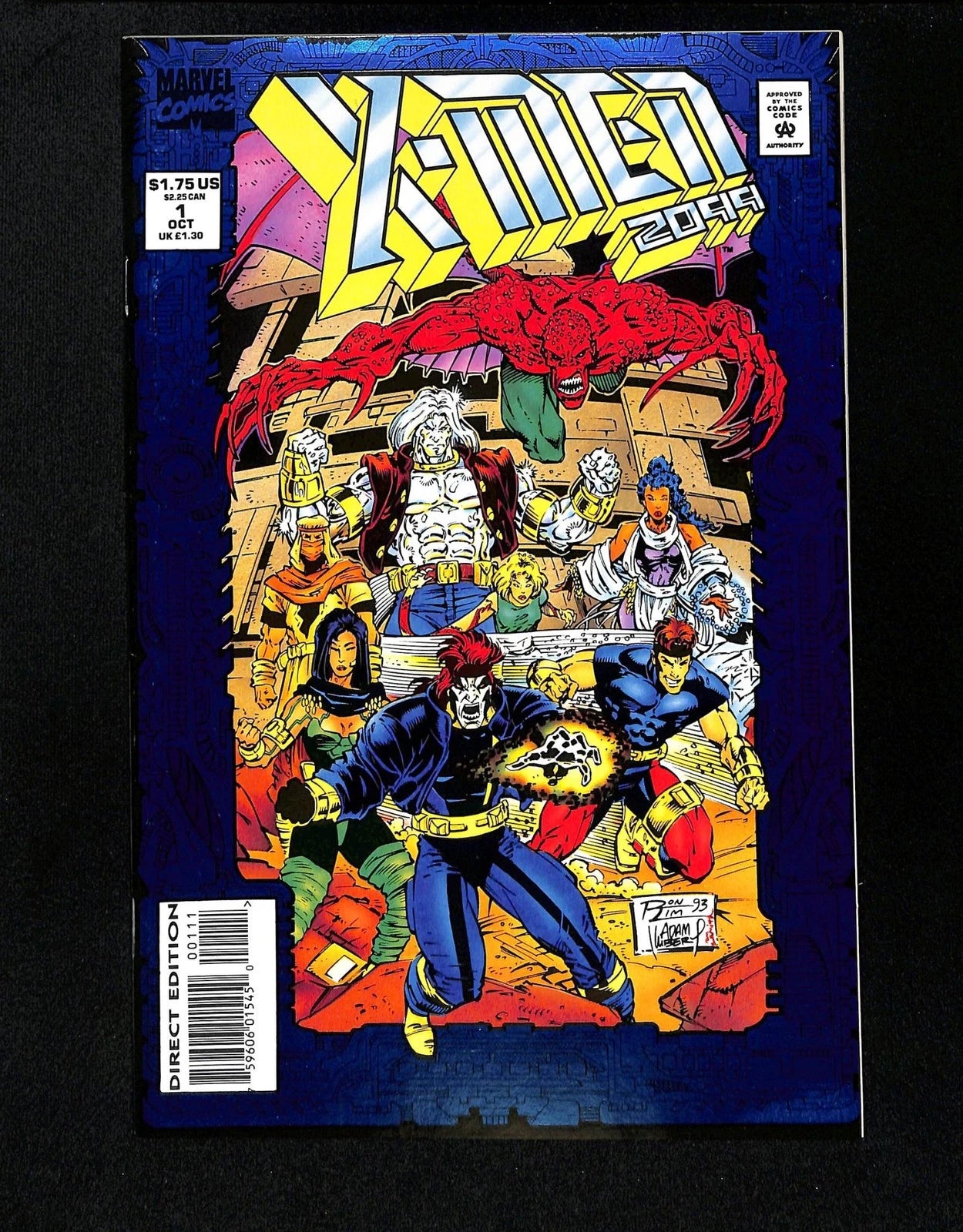 X-Men 2099 #1 Blue Foil Cover! Marvel 1993