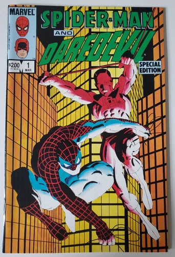 SPIDER-MAN and DAREDEVIL Special Edition #1 Marvel 1984