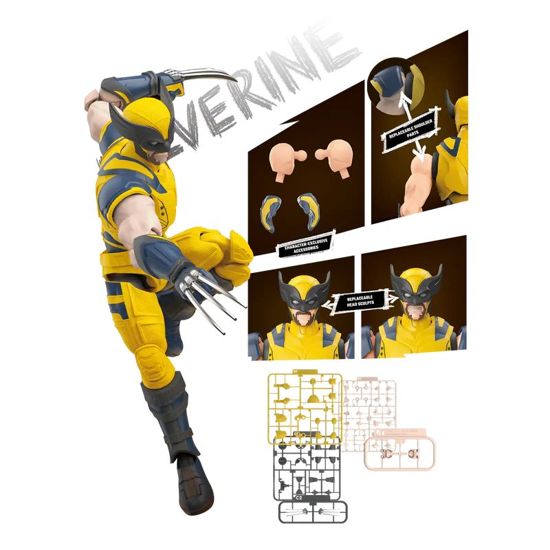 Marvel Deadpool & Wolverine Champion Class 05 Wolverine Model Kits | Blokees