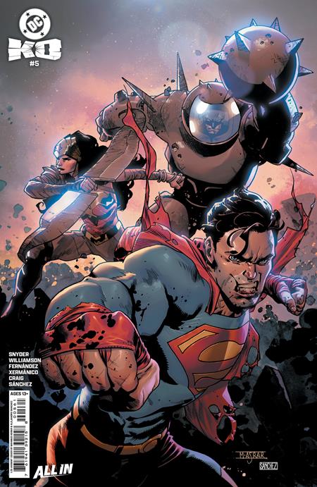DC K.O. #5 (OF 5) CVR K INC 1:25 MAHMUD ASRAR CARD STOCK VAR