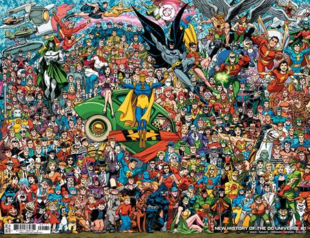 NEW HISTORY OF THE DC UNIVERSE WRAP AROUND COVER SET (1-4)