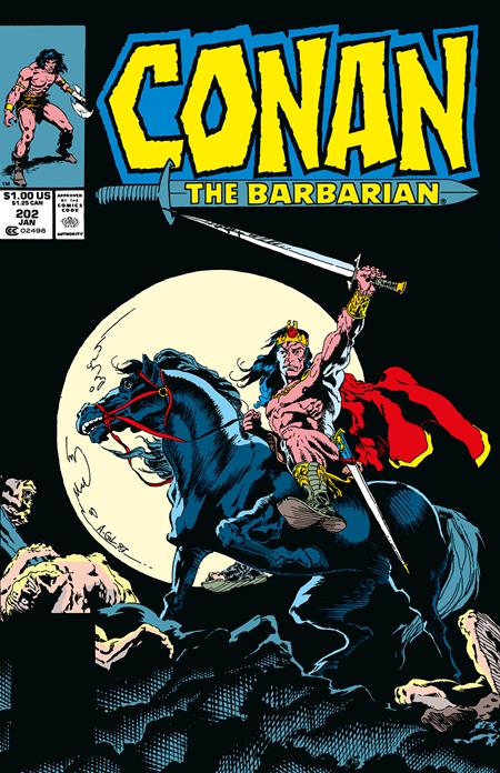 CONAN THE BARBARIAN THE ORIGINAL COMICS OMNIBUS VOL 08 DIRECT MARKET EDITION ARMANDO GIL CVR (MR) FOC August 17, 2026