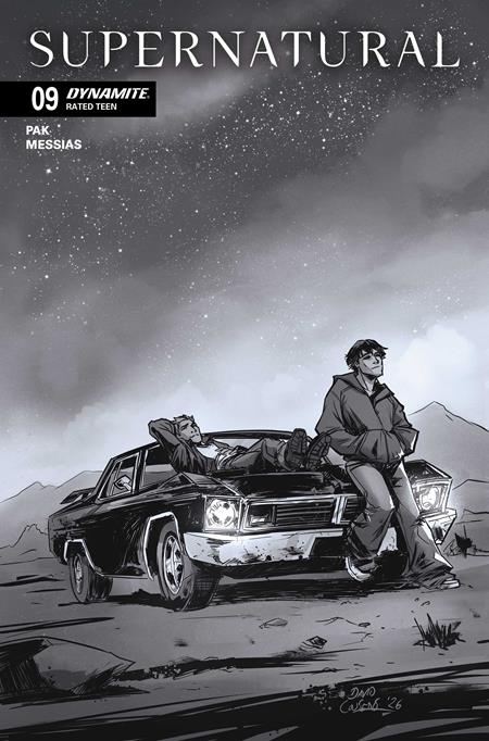 SUPERNATURAL #9 CVR G INC 1:10 DAVID COUSENS LINE ART VAR FOC July 6, 2026