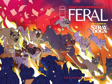 FERAL #25 CVR A TONY FLEECS & TRISH FORSTNER WRAPAROUND FOC July 6, 2026