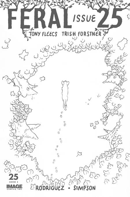 FERAL #25 CVR G INC 1:25 PATRICK HORVATH B&W VAR FOC July 6, 2026