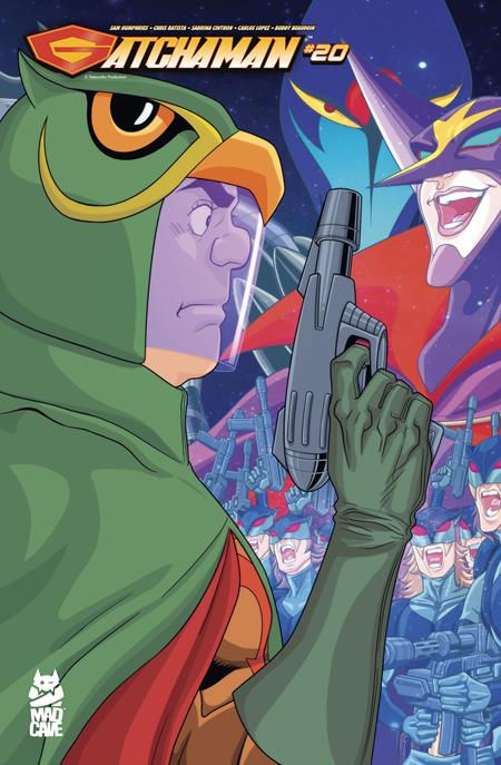 GATCHAMAN #20 CVR B CHRIS BATISTA SABRINA CINTRON CONNECTING VAR FOC July 6, 2026