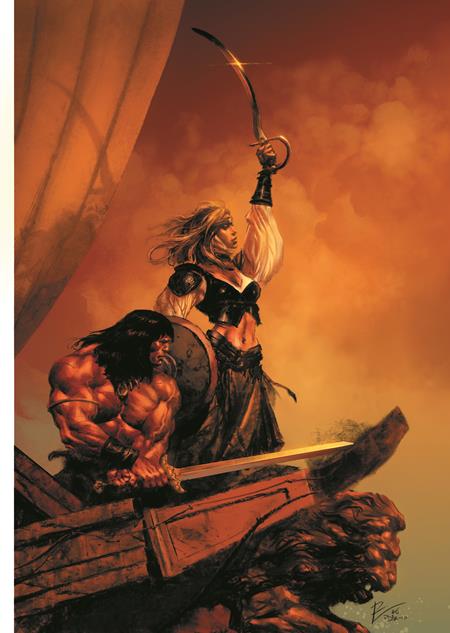 CONAN THE BARBARIAN #33 CVR G ROBERTO DE LA TORRE VIRGIN CARDSTOCK VAR (MR) FOC July 6, 2026