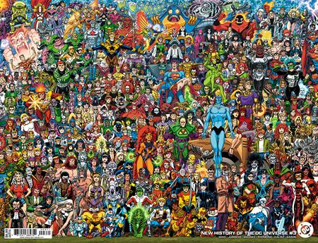 NEW HISTORY OF THE DC UNIVERSE WRAP AROUND COVER SET (1-4)