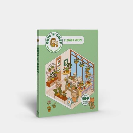 CUTE N COZY STICKER THERAPY FLOWER SHOP TP FOC July 13, 2026