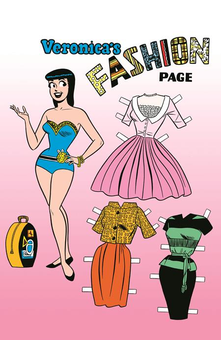 ARCHIE COMICS 85TH ANNIVERSARY PRESENTS BETTY & VERONICA FASHION PAGES (ONE-SHOT) CVR C DAN DECARLO VERONICA PIN-UP VAR FOC August 3, 2026